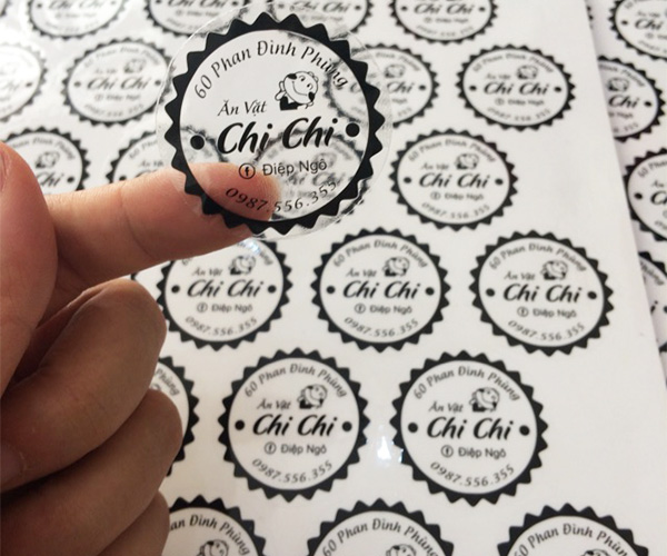 In decal trong
